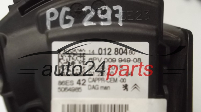 POTENCJOMETR PEDAL GAZU CITROEN 14 012 804 80 / 1401280480 / 6PV 009 949-08 / 6PV00994908