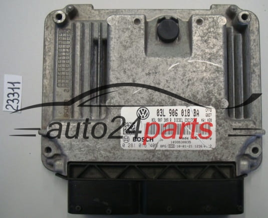 AUDI VOLKSWAGEN 2.0 DTI BOSCH 0 281 016 405, 0281016405, 03L 906 018 BA, 03L906018BA, EDC17C46