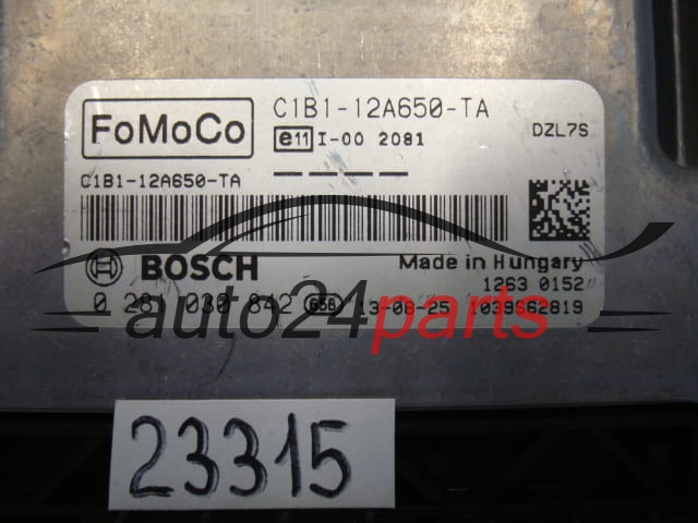 FORD BOSCH 0 281 030 842, 0281030842, C1B1-12A650-TA, C1B112A650TA