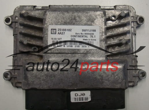 Sterownik silnika Chevrolet Cruze 1.6 16V 5WY1J19B 25186182