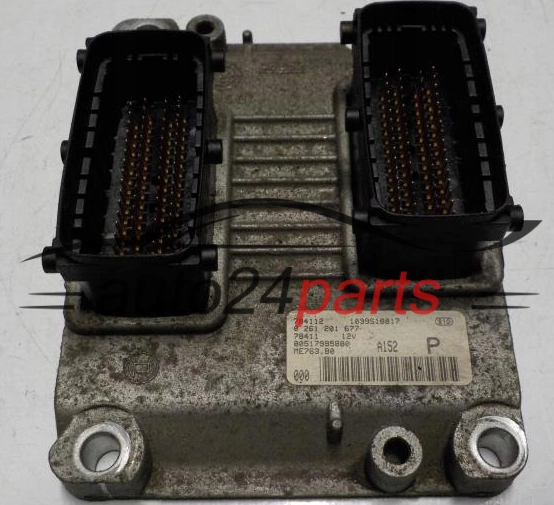KOMPUTER STEROWNIK SILNIKA FIAT BOSCH 0 261 201 677, 0261201677, 00517995880, ME763.B0