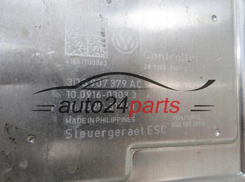 ABS POMPA I STEROWNIK VW VOLKSWAGEN 3Q0 614 517 AC, 3Q0614517AC, 3Q0907379AC, 10 0916-0303.3, 10091603033