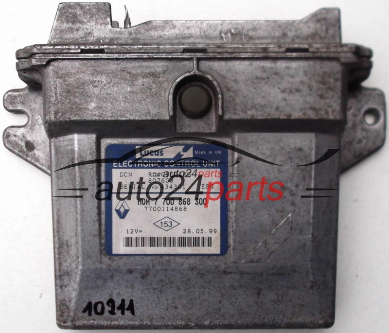 RENAULT KANGOO CLIO 1.9, HOM 7 700 868 300, 7700868300, R04080010G, 80760J, 7700114868