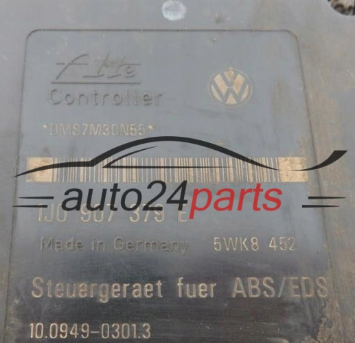 Bomba ABS y centralita AUDI VW VOLKSWAGEN 1J0614217B, 10.0204-0053.4, 10020400534, 1J0907379E, 10.0949-0301.3, 10094903013