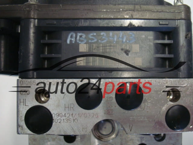 Bomba de abs BMW BOSCH 0 265 250 292, 0265250292, 3451 6780126-02, 3451678012602, 3451 6785266-01, 3451678526601, 3452 6785270-01, 3452678527001, 0 265 960 341, 0265960341