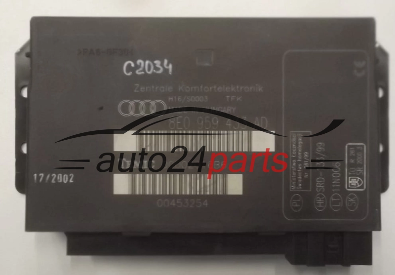 AUDI 8E0 959 433 AD, 8E0959433AD, TEMIC 00002016B6