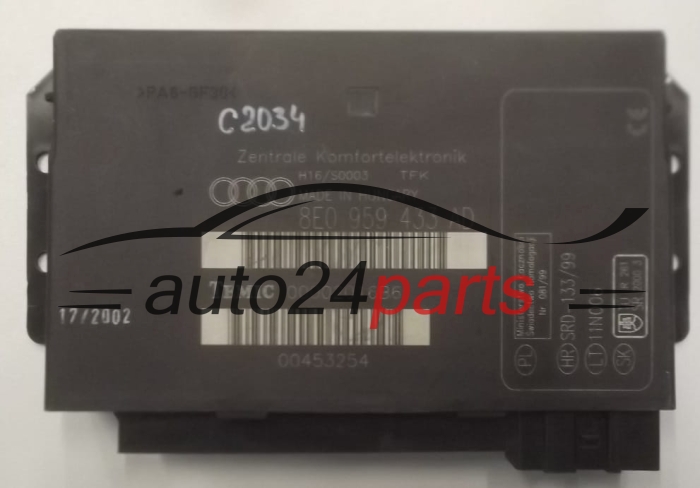 AUDI 8E0 959 433 AD, 8E0959433AD, TEMIC 00002016B6