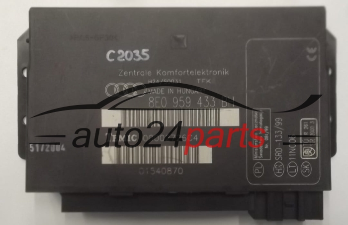 AUDI 8E0 959 433 BH, 8E0959433BH, TEMIC 00002726C4