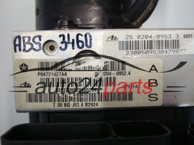 Abs pompa centralina CHRYSLER DODGE P04721427AK, 25.0204-0952.4, 25020409524, 04686702AE