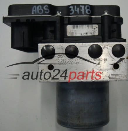 Αντλία αβς BMW X1 BOSCH 0 265 236 446, 0265236446, 34.51-6768550-01, 34516768550-01, 3451676855001, 0265951785