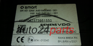 SMART A4515400850, SIEMENS 5WK45148AG