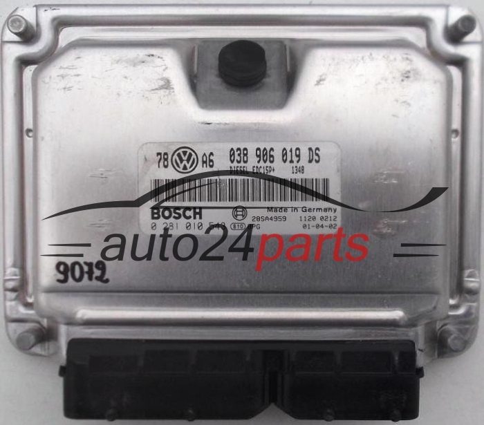 KOMPUTER STEROWNIK SILNIKA VW VOLKSWAGEN PASSAT 1.9 TDI AVF 038 906 019 DS, 038906019DS, BOSCH 0 281 010 543, 0281010543