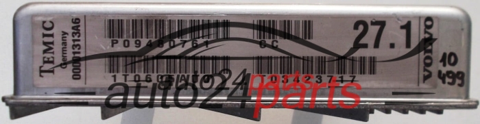 VOLVO S60 V70 S80 2.4, TEMIC 00001313A6, P09480761, 1T0605A00, CC 27.1, T03211314
