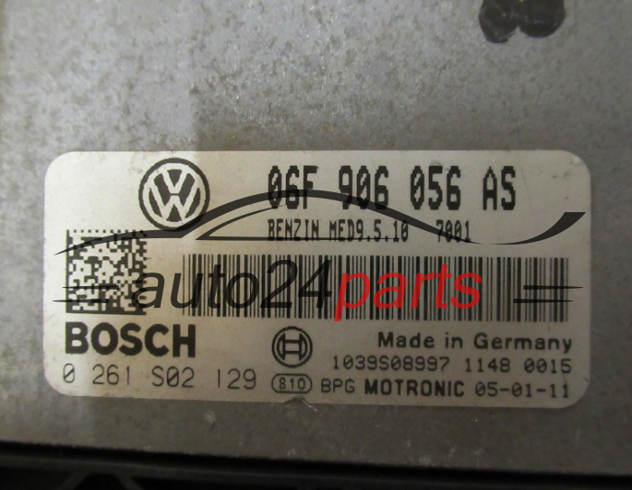 AUDI VOLKSWAGEN BOSCH 0 261 S02 129, 0261S02129, 06F 906 056 AS, 06F906056AS, MED9.5.10