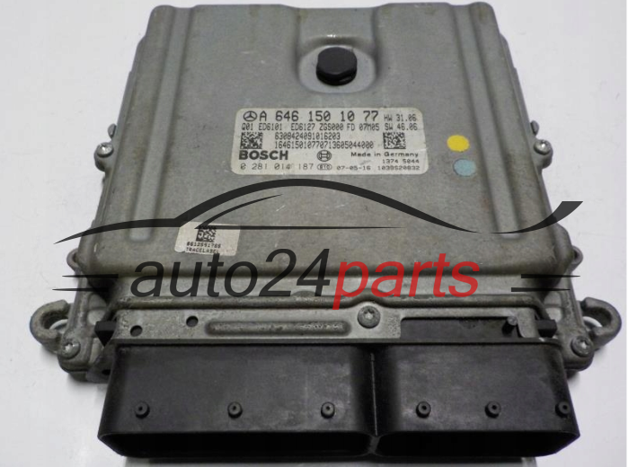 MERCEDES BENZ BOSCH 0 281 014 187, 0281014187, A 646 150 10 77, A6461501077
