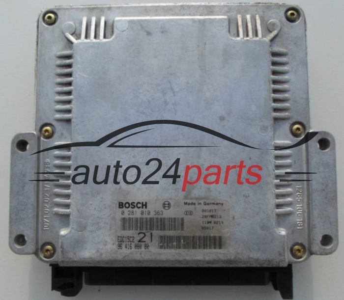 Μονάδα Ελέγχου Κινητήρα PEUGEOT 406 2.0 HDI BOSCH 0 281 010 363, 96 416 080 80