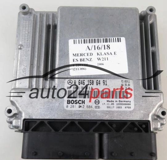 MERCEDES BENZ BOSCH 0 281 012 684, 0281012684, A 646 150 64 91, A6461506491, CR3.44