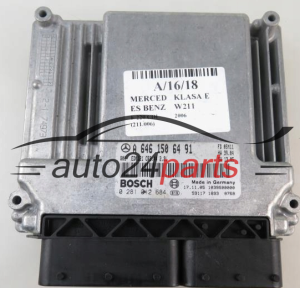 ECU ENGINE CONTROLLER MERCEDES BENZ BOSCH 0 281 012 684, 0281012684, A 646 150 64 91, A6461506491, CR3.44