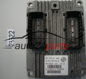ECU ENGINE CONTROLLER FIAT IAW 5SF8.NS, IAW5SF8NS, IAW5SF8, 51918335