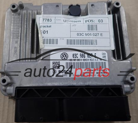 VW VOLKSWAGEN BOSCH 0 261 S06 519, 0261S06519, 03C 907 027 E, 03C907027E, MED17.5.5