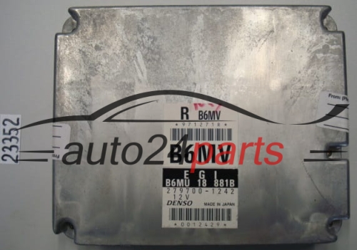 KOMPUTER STEROWNIK SILNIKA MAZDA B6MU18 881B, B6MU18881B, 279700-1242, 2797001242