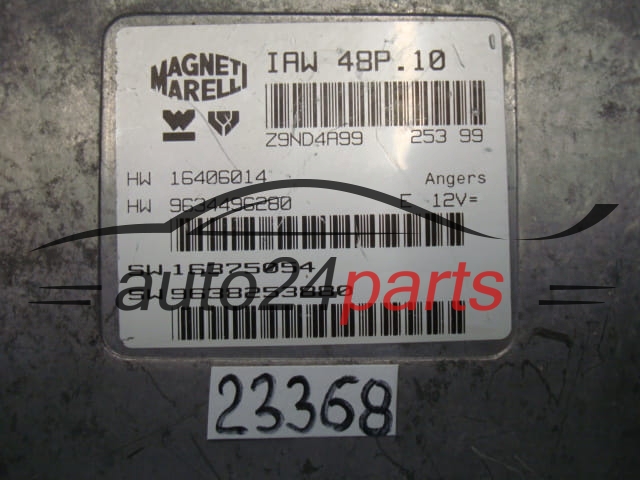 Sterownik silnika ECU Magneti Marelli IAW 48P.10 9634496280