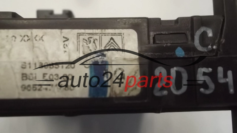 CENTRALKA MODUL STEROWNIK KOMFORTU CITROEN PEUGEOT SIEMENS S118085120C, 9652474880, BSI E03-00 BG