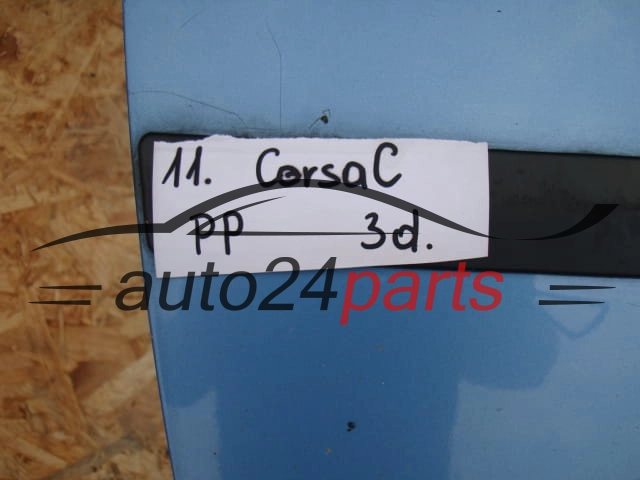 DRZWI PRAWE PRZEDNIE OPEL CORSA C 3d