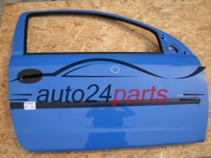 DRZWI PRAWE PRZEDNIE OPEL CORSA C 3 D NIEBIESKIE - 15