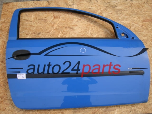 DRZWI PRAWE OPEL CORSA C 3 D NIEBIESKIE