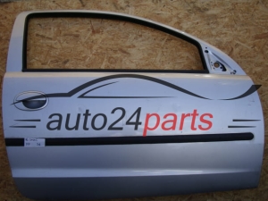 DRZWI PRAWE PRZEDNIE OPEL CORSA C SREBRNE - 16