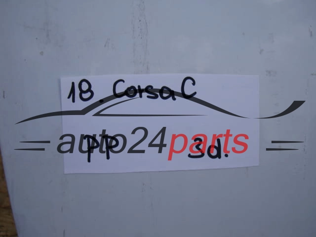 DRZWI PRAWE OPEL CORSA C 3 DRZWIOWA BIAŁE