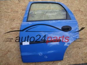 DRZWI LEWE TYLNE OPEL CORSA C NIEBIESKIE