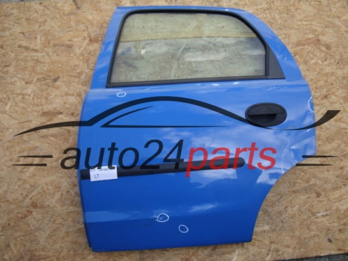 DRZWI LEWE TYLNE OPEL CORSA C NIEBIESKIE