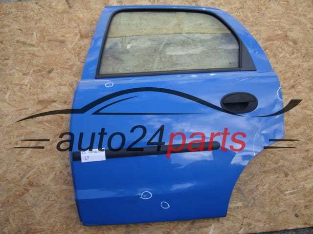DRZWI LEWE TYLNE OPEL CORSA C NIEBIESKIE