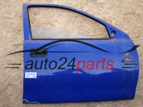 DRZWI PRAWE PRZEDNIE OPEL CORSA B NIEBIESKIE - 27