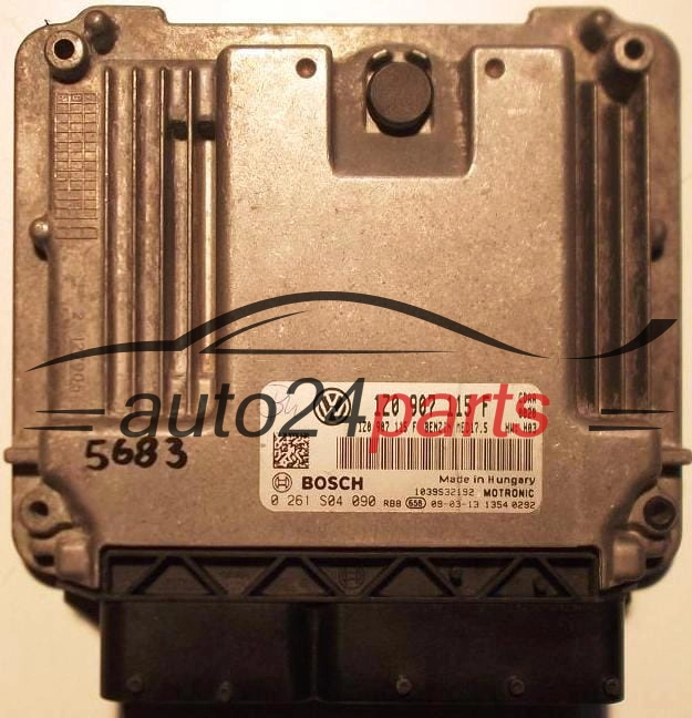 SKODA OCTAVIA 1.8T 1.8 TURBO TFSI 1Z0 907 115 F, 1Z0907115F, BOSCH 0 261 S04 090, 0261S04090, BENZIN MED17.5