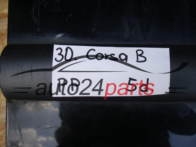 DRZWI PRAWE PRZEDNIE OPEL CORSA B 5D CZARNE Z20R