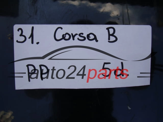 DRZWI PRAWE PRZEDNIE OPEL CORSA B CZARNE
