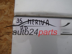 DRZWI PRAWE PRZEDNIE OPEL MERIVA SREBRNE Z157