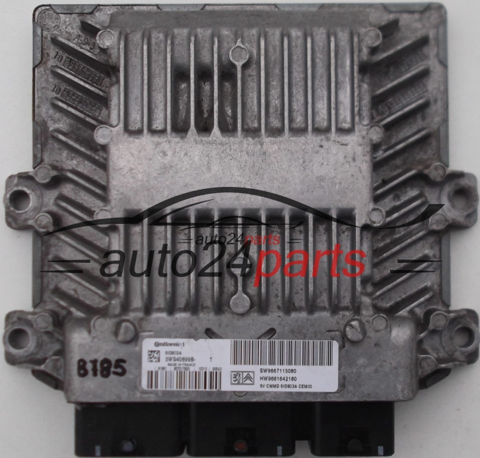 PEUGEOT, CITROEN JUMPY 2.0 HDI 16V, 5WS40899B-T, 5WS40899BT, SW9667115080, HW9661642180, SID803A