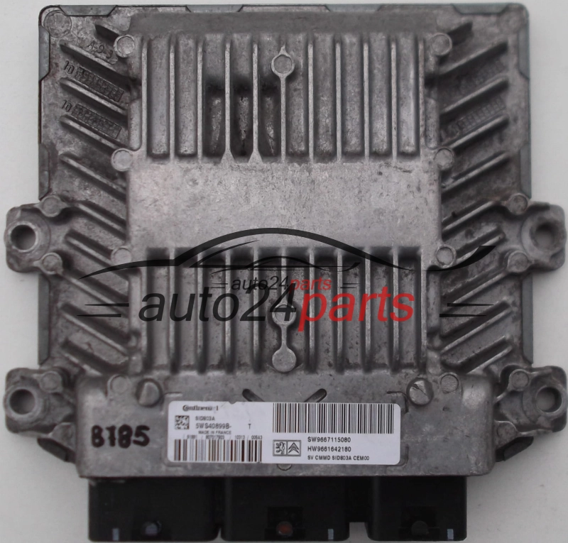 PEUGEOT, CITROEN JUMPY 2.0 HDI 16V, 5WS40899B-T, 5WS40899BT, SW9667115080, HW9661642180, SID803A
