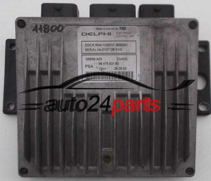PEUGEOT, CITROEN 1.5 DDCR R0411C001F, DDCRR0411C001F, 96 475 631 80, 9647563180, 0107734 EVG