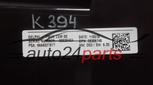 UNITE D'AFFICHAGE CLIMATRONIC NAVI CITROEN PEUGEOT RNEG2 9666027877, 28306746