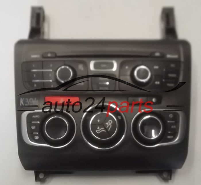 HEATING AND AIR CONDITIONING CONTROL PANEL SWITCH CLIMATRONIC NAVI CITROEN PEUGEOT RNEG2 9666027877, 28306746