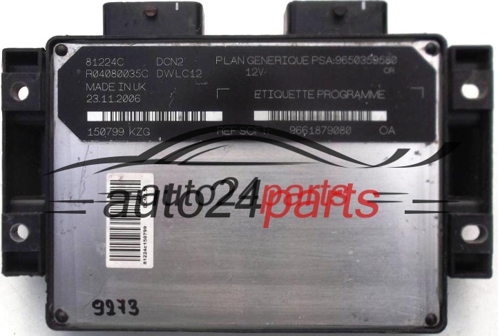PEUGEOT PARTNER, CITROEN BERLINGO 1.9, R04080035C, DWLC12, 9661879080