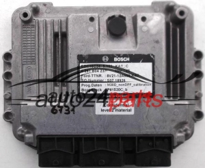 Μονάδα Ελέγχου Κινητήρα PEUGEOT CITROEN 1.6 HDI BOSCH 0 281 B04 237, 0281B04237, 8V21-12A650-KA7, 8V2112A650KA7, 12A650KA7