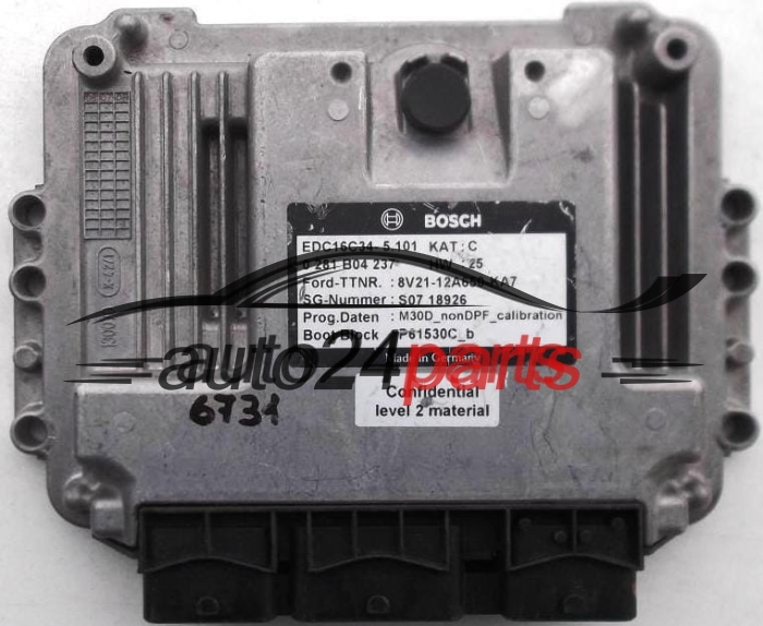 PEUGEOT CITROEN 1.6 HDI BOSCH 0 281 B04 237, 0281B04237, 8V21-12A650-KA7, 8V2112A650KA7, 12A650KA7