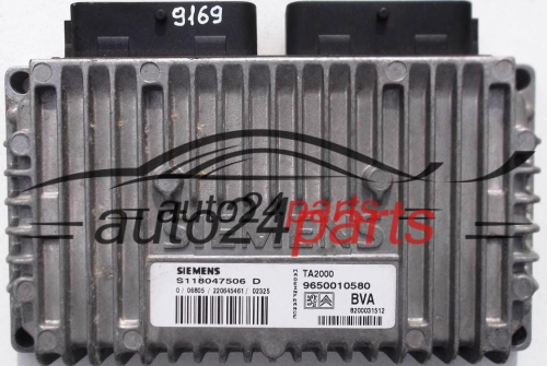 PEUGEOT 807 CITROEN C8, SIEMENS S118047506 D, S118047506D, 9650010580 BVA, 9650010580BVA