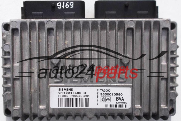 PEUGEOT 807 CITROEN C8, SIEMENS S118047506 D, S118047506D, 9650010580 BVA, 9650010580BVA
